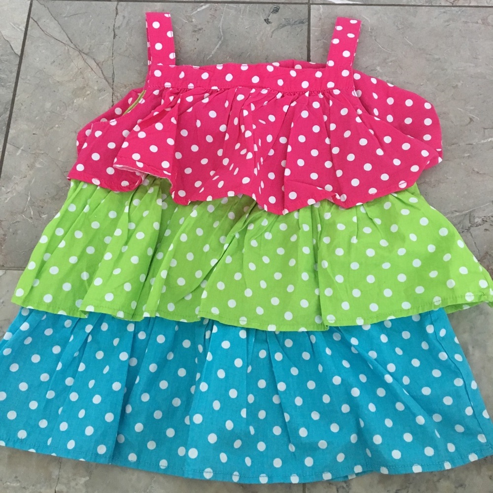 Gymboree Polka Dot Ruffle Tank !!